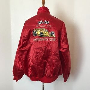 Snap On Tools Satin Bomber Jacket Size XL